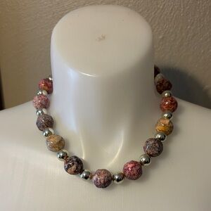 Elegant Multicolor Beaded Necklace